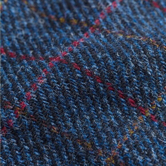 Peter Christian Harris Tweed® Harrington Jacket Navy size XL nwt - Picture 4 of 9